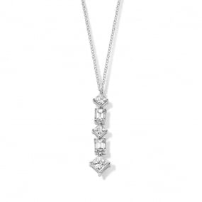 Collier Diamants Or Blanc 0.77 ct Elose - 064486A