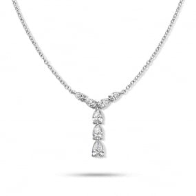 Collier Diamants Or Blanc 0.94 ct Candice - 067535A