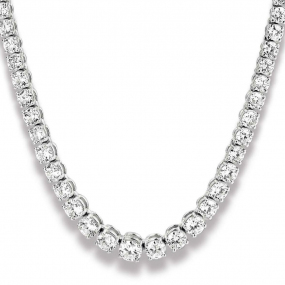 Collier diamants Or Blanc 9.98 ct Kana - 056091-A