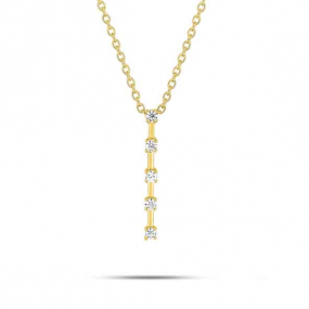 Collier Diamants  Or Jaune 0.15 ct Aurlie - 3.6033.20