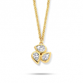 Collier Diamants Or Jaune 0.17 ct Tamara - 067450A