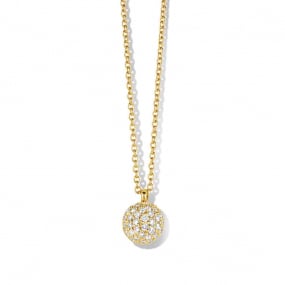 Collier Diamants Or Jaune 0.24 ct Claudia - 92AX60A