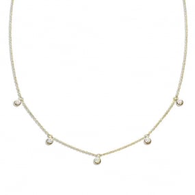 Collier Diamants Or Jaune 0.26 ct Eeva - 060787A