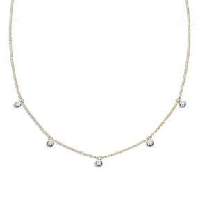 Collier Diamants Or Jaune 0.26 ct Rha - 064524A