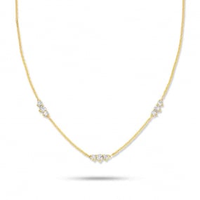 Collier Diamants Or Jaune 0.27 ct Mizuki - 067422A