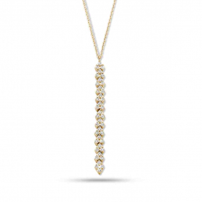 Collier Diamants Or Jaune 0.3 ct Charlotte - 065992A