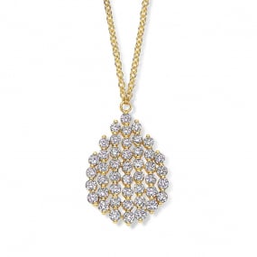 Collier Diamants Or Jaune 0.93 ct Hinata - 066796A