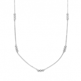 Collier en Argent et oxydes de zirconium - Naiomy - Mitiana