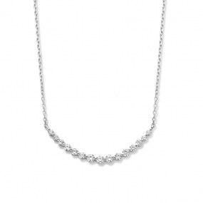 Collier en argent serti de zirconium Naiomy Silver - Femme - Kimberly - N2E55