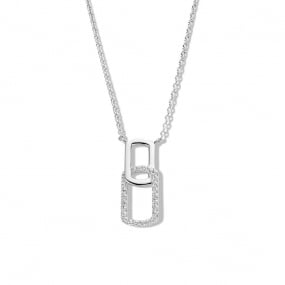 Collier en argent serti de zirconium Naiomy Silver - Femme - Myra - N2V52