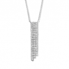 Collier en argent serti de zirconium Naiomy Silver - Klara