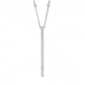 Collier en argent serti de zirconium Naiomy Silver Silver - Femme - Jeanne - N2F55