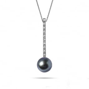 Collier perle Tahiti 9-10 mm Angela
