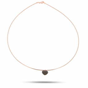 Collier Pesavento DNA Spring Coeur Bronze - Poerava - WDNAG074
