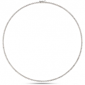 Collier Rivire Diamants  Or Blanc 7 ct Kalaya - JM-COL1