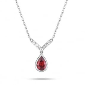 Collier rubis et diamant diamant Anissa - 3.7106.R1