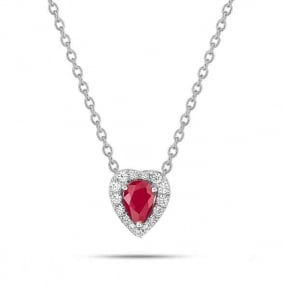 Collier Rubis et diamants diamant Dalia - 3.6008.R1