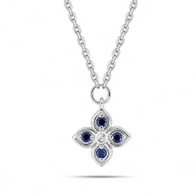 Collier Saphir et diamant ct - Romance-3.7403.S1