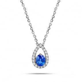 Collier Saphir et diamants 0.48ct - Kendra-7VN556GSB