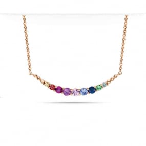 Collier Saphirs Muliticolores ct - Lela-4F393R