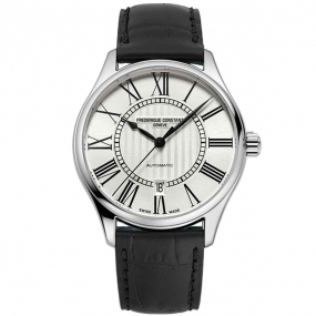 Frdrique Constant Promotion Classics Automatique Cadran Argent Bracelet Cuir - FC-303MR5B6