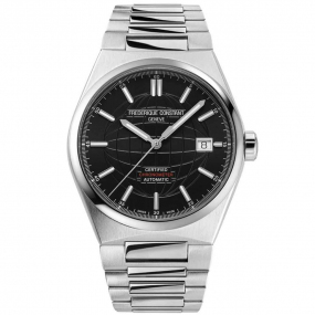 Frdrique Constant Highlife COSC  Automatique Cadran Noir Bracelet Acier inoxydable - FC-303B3NH6B