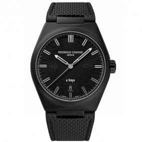 Frdrique Constant Highlife X THE AVENER Automatique Cadran Noir Bracelet Silicone - FC-303TA3DNH6