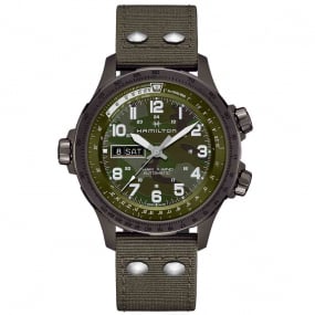 Hamilon Pilot Khaki Aviation X-Wind Auto Chrono 45 mm- H77775960