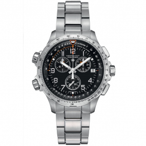 Hamilton Khaki Aviation X-Wind GMT Chrono Quartz  46 mm- H77912135