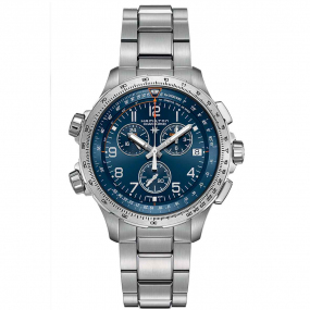 Hamilton Khaki Aviation X-Wind GMT Chrono Quartz  46 mm- H77922141