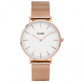 La Bohme Mesh Rose Gold/White - 38 mm - CW0101201001