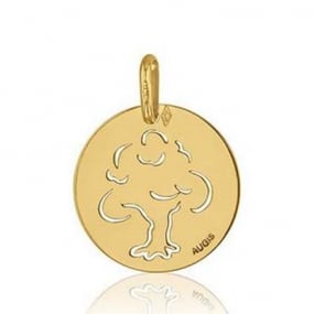 Mdaille Arbre de Vie  Augis en  Or Jaune  15 mm  Keiko -  J4981X0000