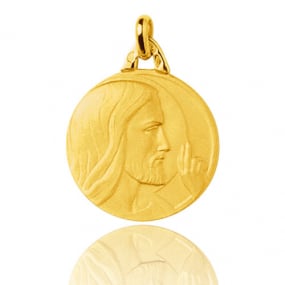 Mdaille Christ en Or Jaune 2.4 g - Alys
