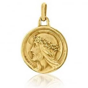 Mdaille Christ  en Or Jaune 3.8 g
