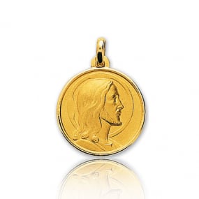 Mdaille Christ en Or Jaune 3.8 g - Lucia
