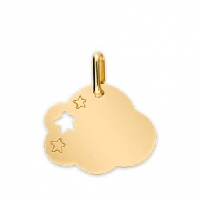 Mdaille Nuage Or Jaune -  - - XM1066