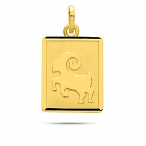 Mdaille Pendentif Zodiac Blier Or Jaune Myriam