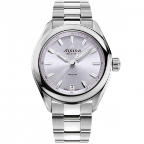 Montre Alpina - Alpiner Comtesse Quartz Blooming Purple 34 mm- AL-240LP2C6B