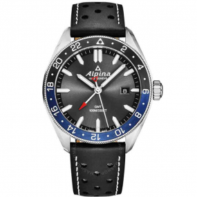 Alpina - - Alpiner Quartz GMT Bleu Marine 42 mm- AL-247GB4E6