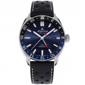 Alpina - - Alpiner Quartz GMT Bleu Marine 42 mm- AL-247NB4E6