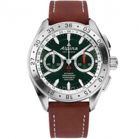 Alpina - - Alpiner4 Chronograph Dark-green 44 mm- AL-860GRS5AQ6