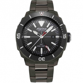 Alpina - Diver 300 GMT 44 mm- AL-247LGG4TV6B