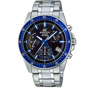 Montre Casio Edifice - Chronographe Standard - Noir & Bleu - EFV-540D-1A2V