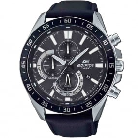 Montre Casio Edifice - Chronographe Standard - Noir Cuir - EFV-620L-1AV