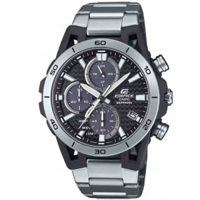 Montre Casio Edifice - Sospensione Chronographe - Argent & Noir - EFS-S640D-1AV