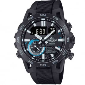 Montre Casio Edifice - Sospensione ECB-40 - Noir & Bleu - ECB-40PB-1A