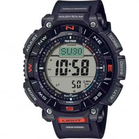 Montre Casio Pro Trek - Srie PRG-340 - Noir & Rouge - PRG-340-1