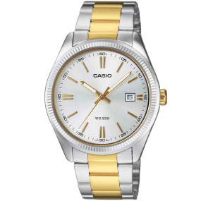 Montre Casio Timeless - Standard - Duo Argent & Dor - MTP-1302PSG-7AV