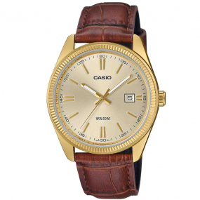 Montre Casio Timeless - Standard - Or & Cuir - MTP-1302PGL-9AV