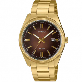 Montre Casio Timeless - Standard - Or & Marron - MTP-1302PGC-5AV